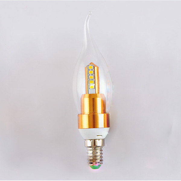 Energy Saving Candle Shaped LED Bulb E27 Metal Case LED Light Bulbs